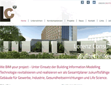 Tablet Screenshot of lorenz-consult.at